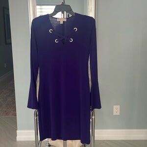 Michael Kors purple lace front dress M